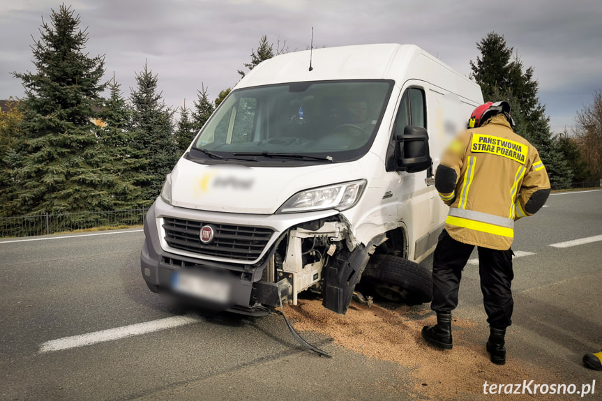 Kolizja w Rogach na DK19