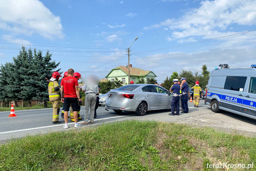 Kolizja w Rogach na DK19