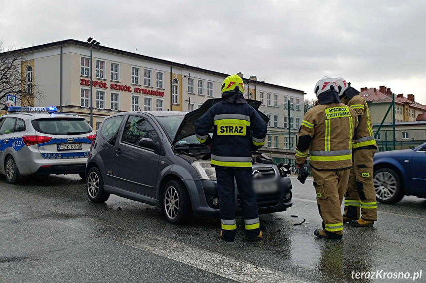 Kolizja w Rymanowie na DK28