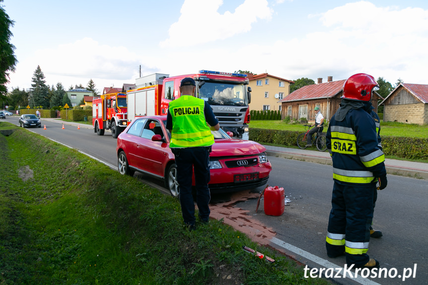 Kolizja w Zręcinie