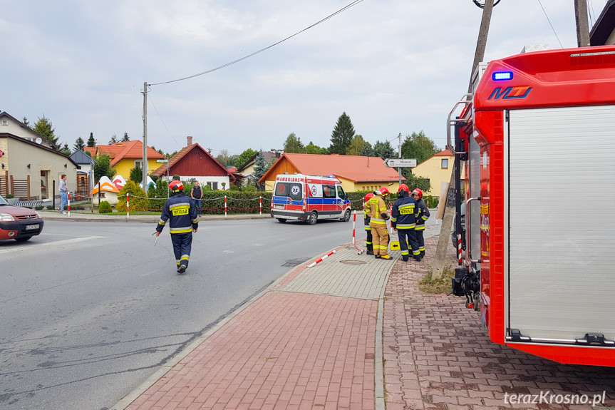 Kolizja w Zręcinie