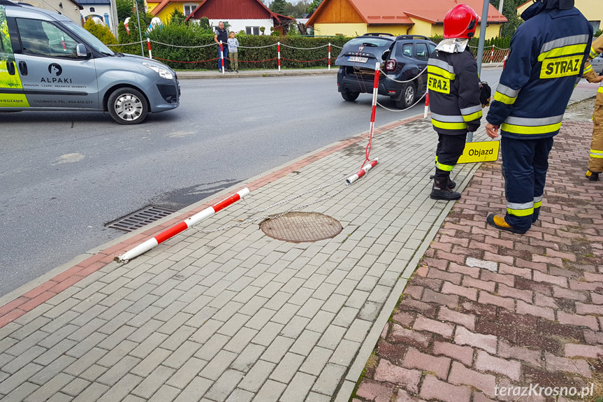 Kolizja w Zręcinie