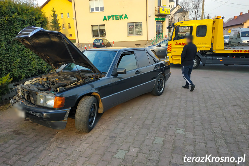 Kolizja w Zręcinie