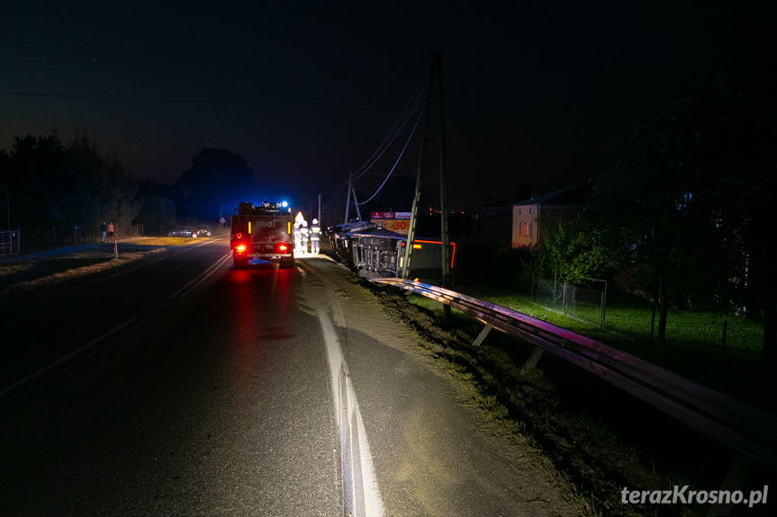 Kolizja z udziałem tira w Potoku