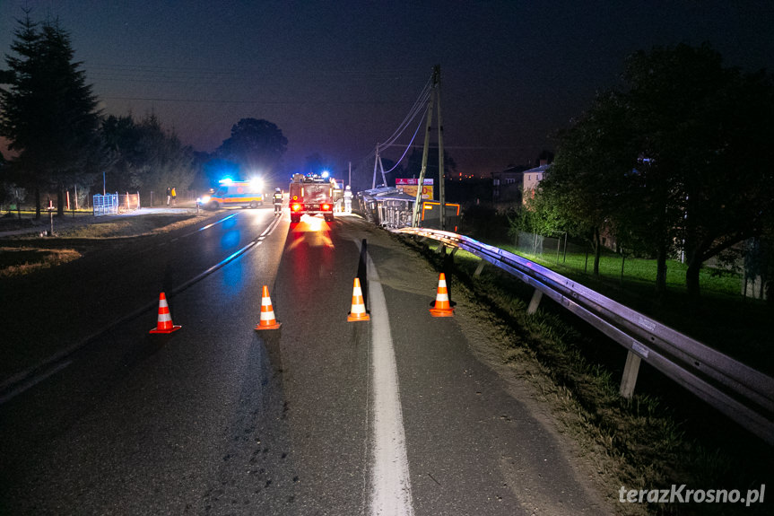 Kolizja z udziałem tira w Potoku