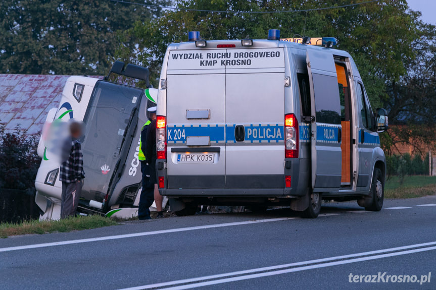 Kolizja z udziałem tira w Potoku