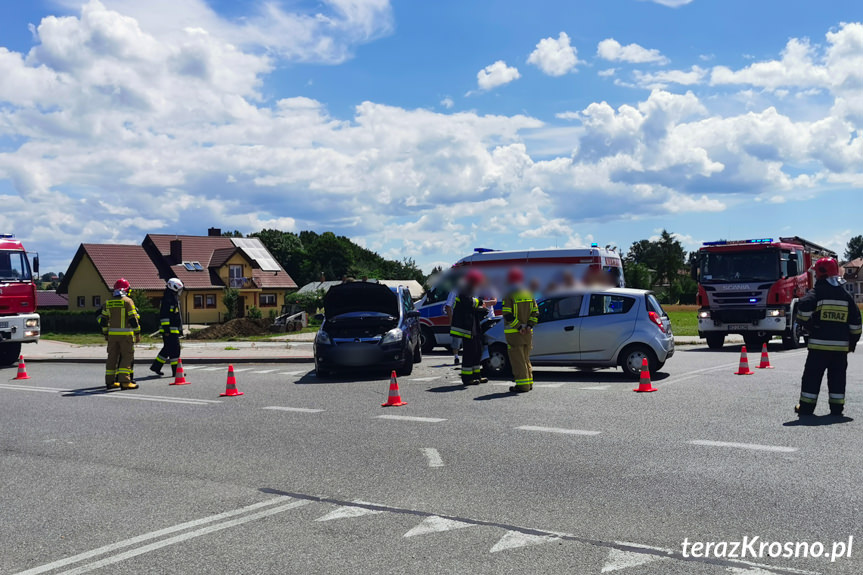 Kolizna na Lotników w Krośnie