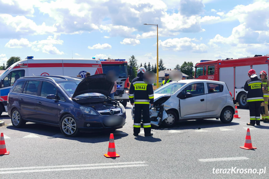 Kolizna na Lotników w Krośnie