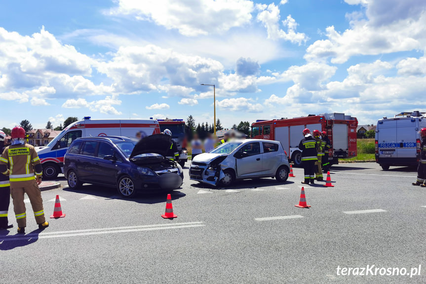 Kolizna na Lotników w Krośnie