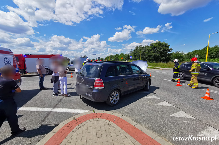 Kolizna na Lotników w Krośnie