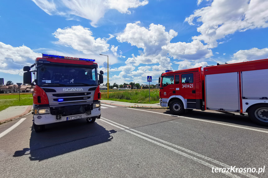 Kolizna na Lotników w Krośnie