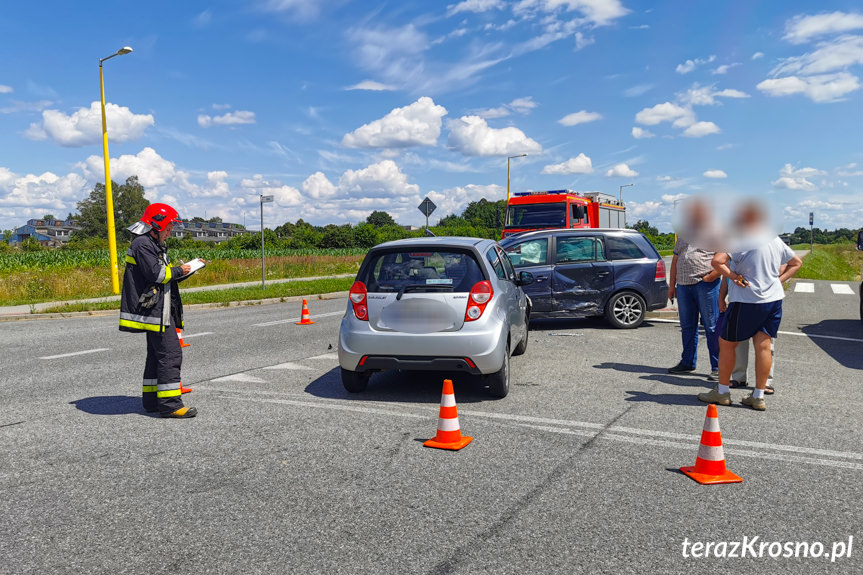 Kolizna na Lotników w Krośnie