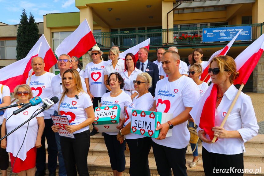 Konferencja prasowa Koalicji Obywatleskiej