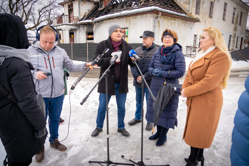 Konferencja prasowa w Kobylanach