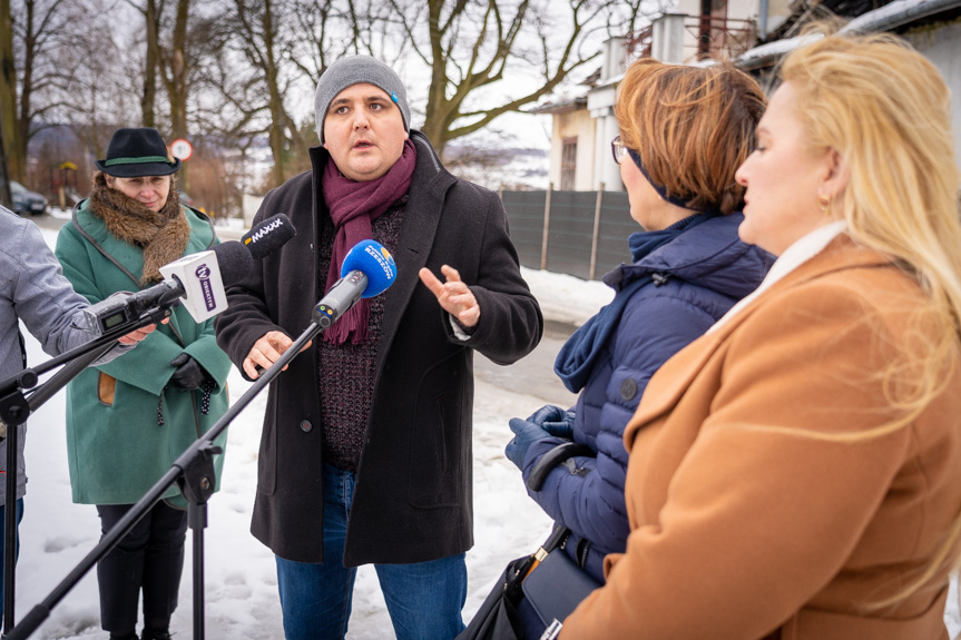 Konferencja prasowa w Kobylanach