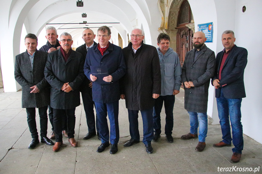 Konferencja prasowa w Krośnie