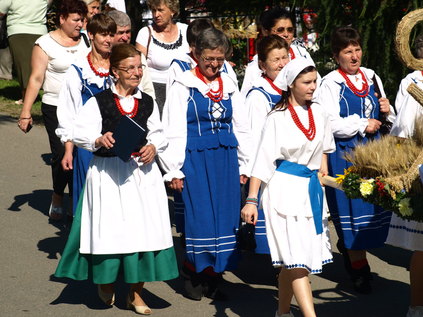 Konkurs wieńca dożynkowego w Głębokiem