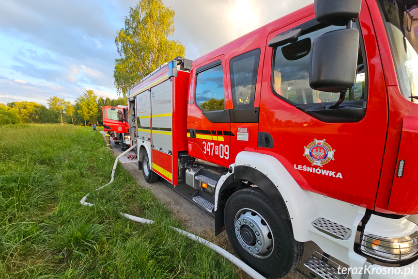 Kopytowa. Pożar w budynku mieszkanym