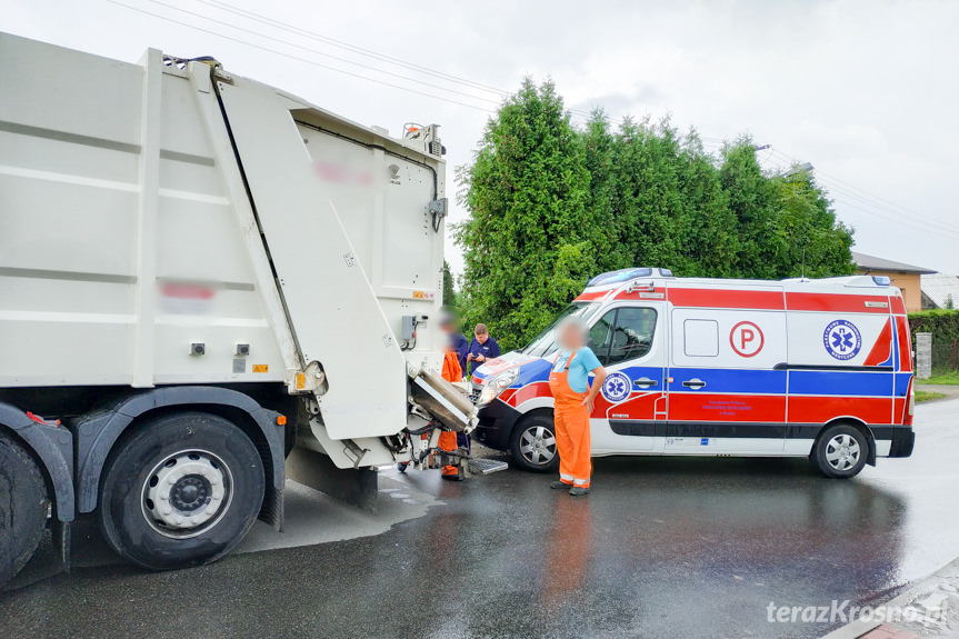 Korczyna. Potrącenie mężczyzny