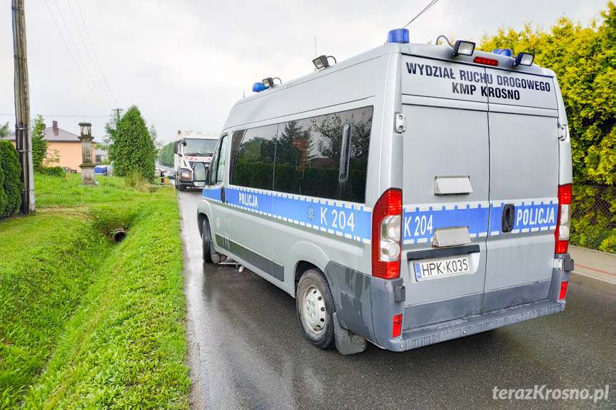 Korczyna. Potrącenie mężczyzny