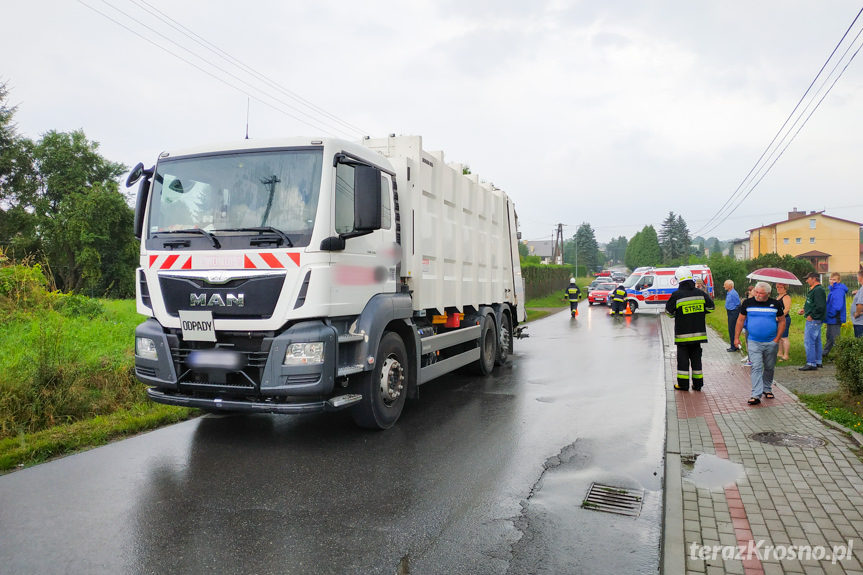 Korczyna. Potrącenie mężczyzny