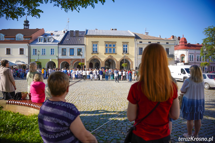 Koronka na ulicach miast świata - Krosno