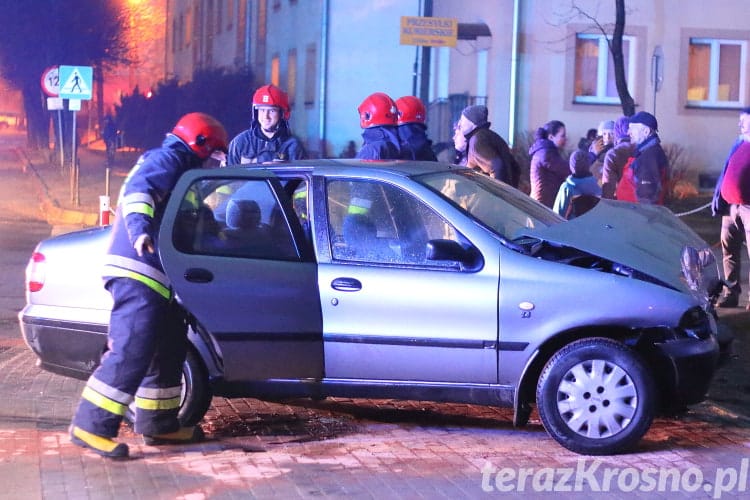 Krosno. Zderzenie na skrzyżowaniu