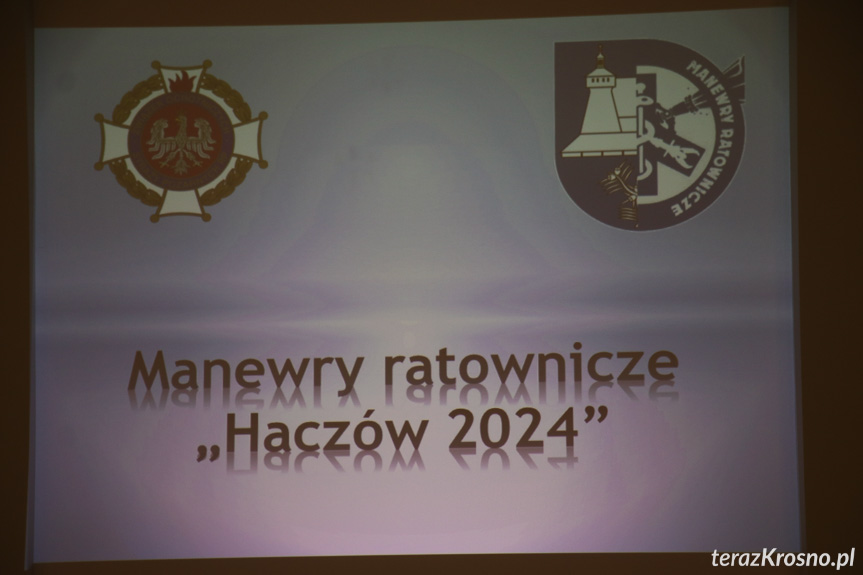 Manewry ratownicze Haczów 2024