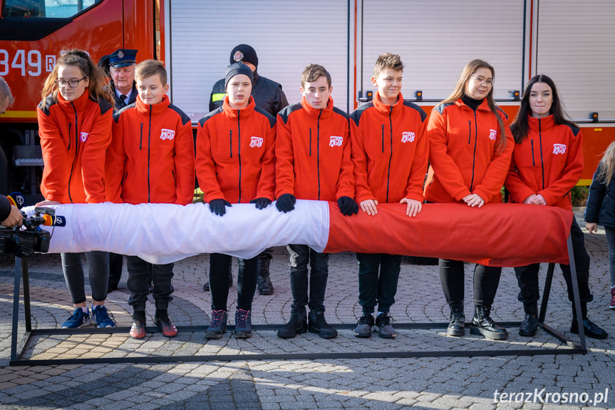 Marsz "Połączeni Flagą" w Miejscu Piastowym