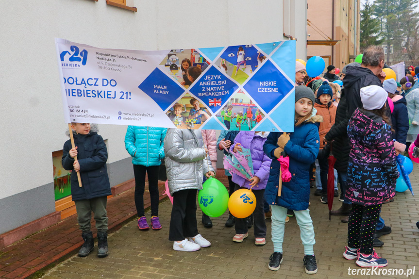 Marsz w Krośnie w Światowy Dzień Zespołu Downa