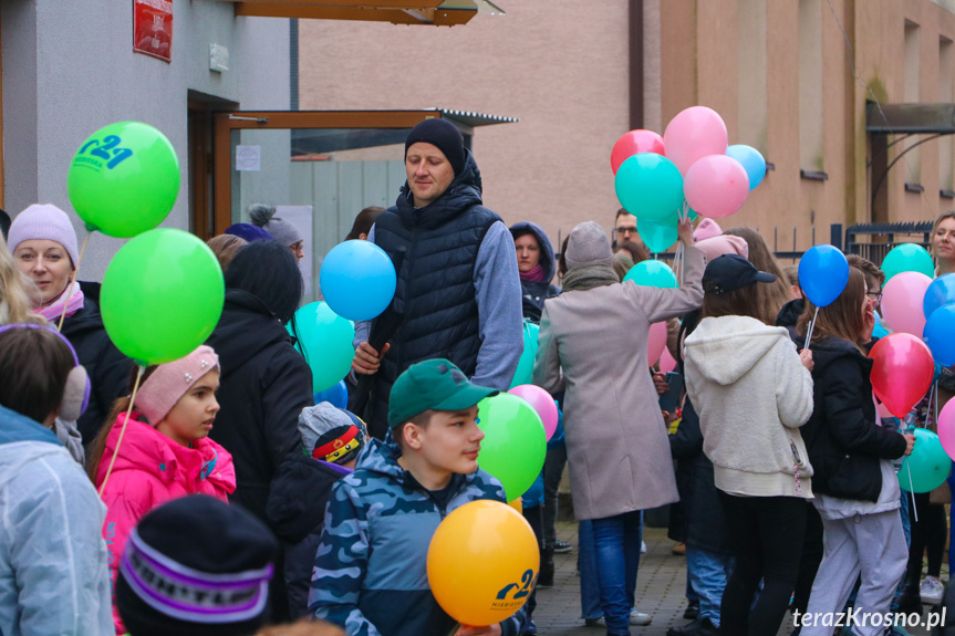 Marsz w Krośnie w Światowy Dzień Zespołu Downa