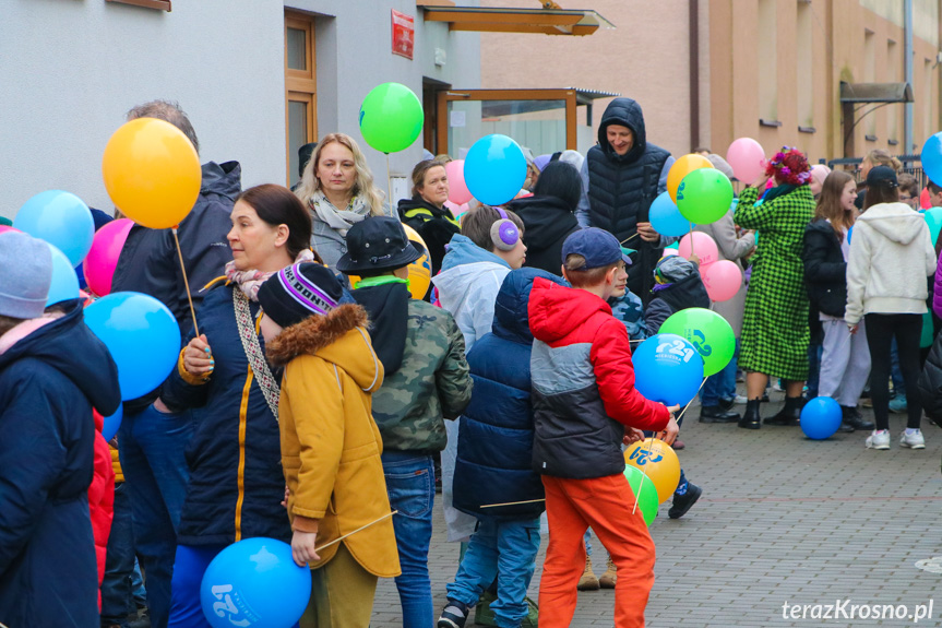 Marsz w Krośnie w Światowy Dzień Zespołu Downa