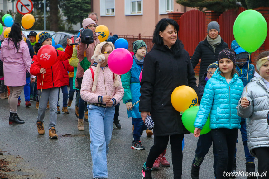 Marsz w Krośnie w Światowy Dzień Zespołu Downa