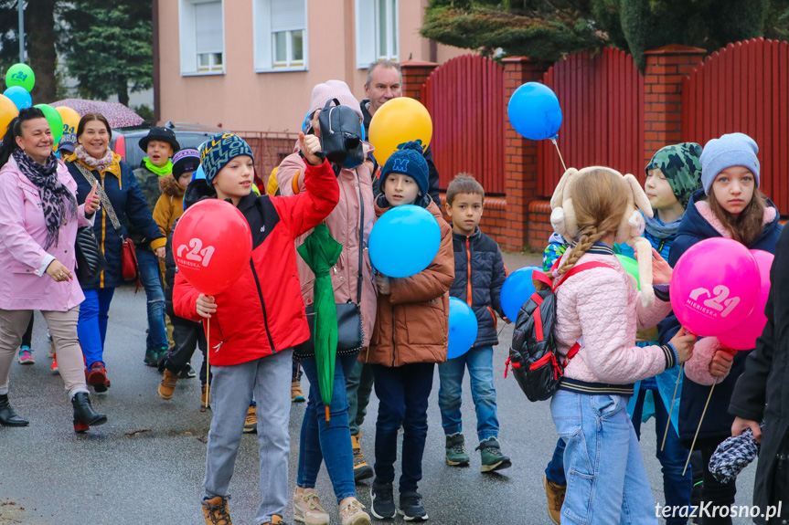 Marsz w Krośnie w Światowy Dzień Zespołu Downa