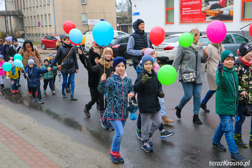 Marsz w Krośnie w Światowy Dzień Zespołu Downa