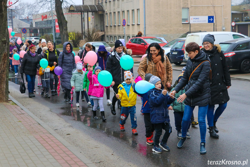 Marsz w Krośnie w Światowy Dzień Zespołu Downa