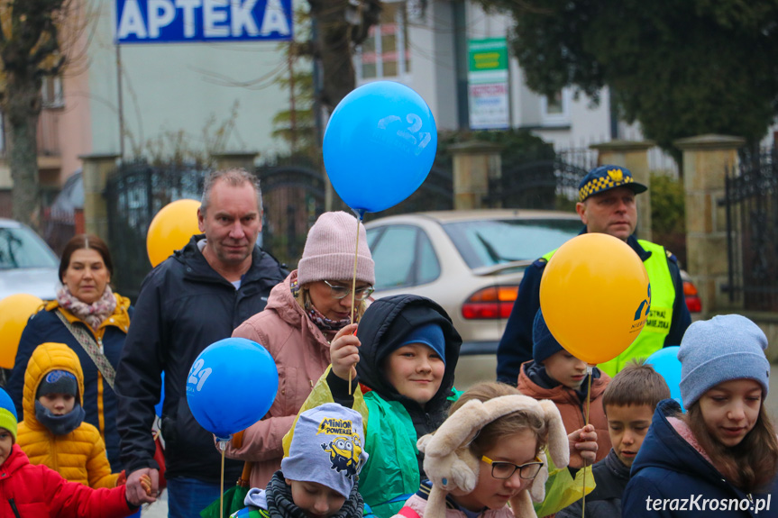 Marsz w Krośnie w Światowy Dzień Zespołu Downa