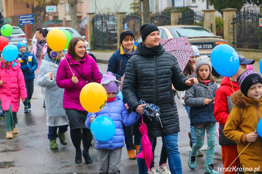 Marsz w Krośnie w Światowy Dzień Zespołu Downa