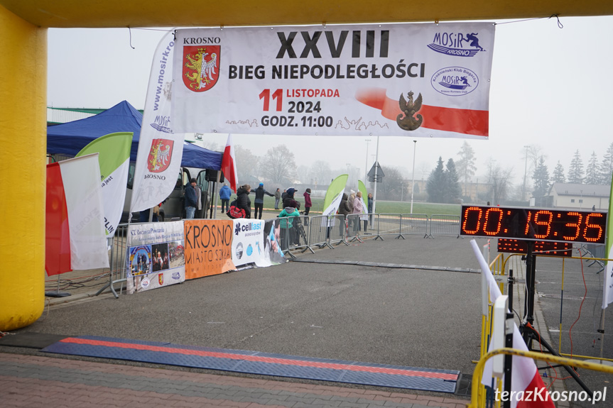 Meta i wręczenia - Bieg Niepodległości i marsz nordic walking