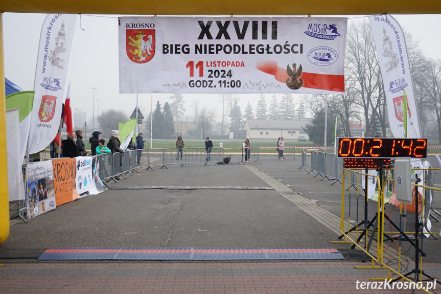 Meta i wręczenia - Bieg Niepodległości i marsz nordic walking