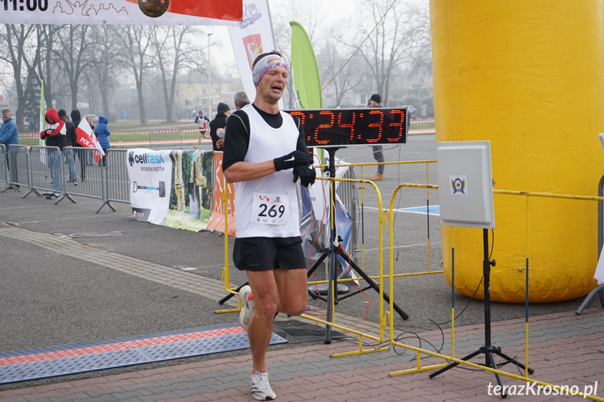 Meta i wręczenia - Bieg Niepodległości i marsz nordic walking