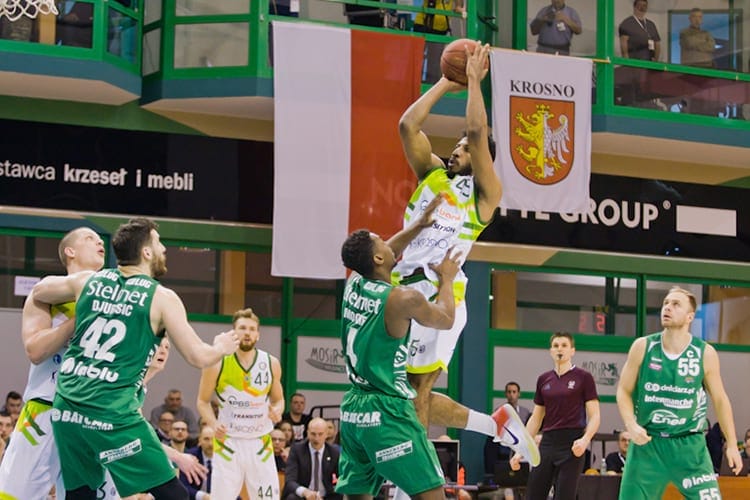 Miasto Szkła Krosno - Stelmet BC Zielona Góra 57:75