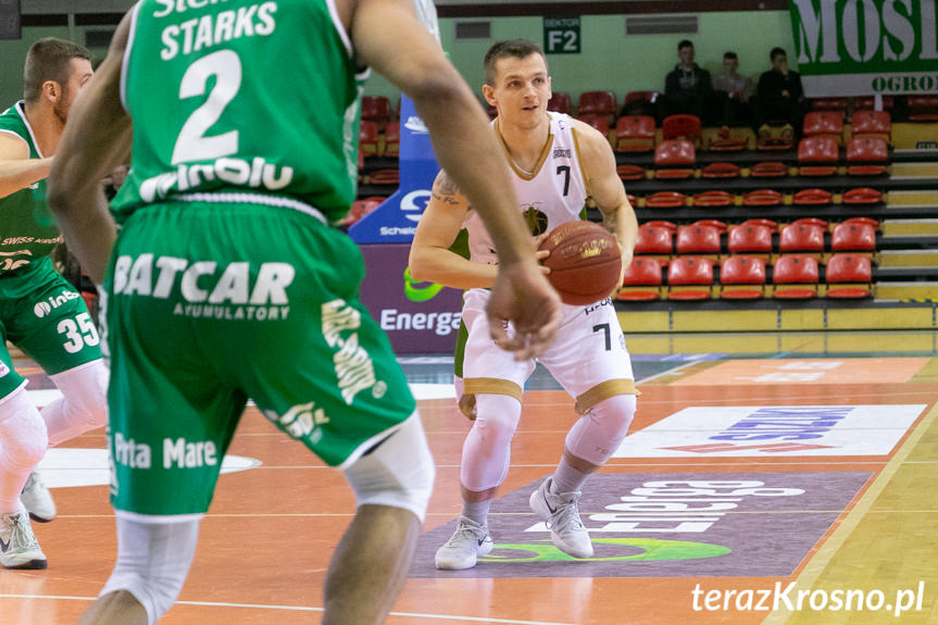 Miasto Szkła Krosno - Stelmet Enea BC Zielona Góra 73:87