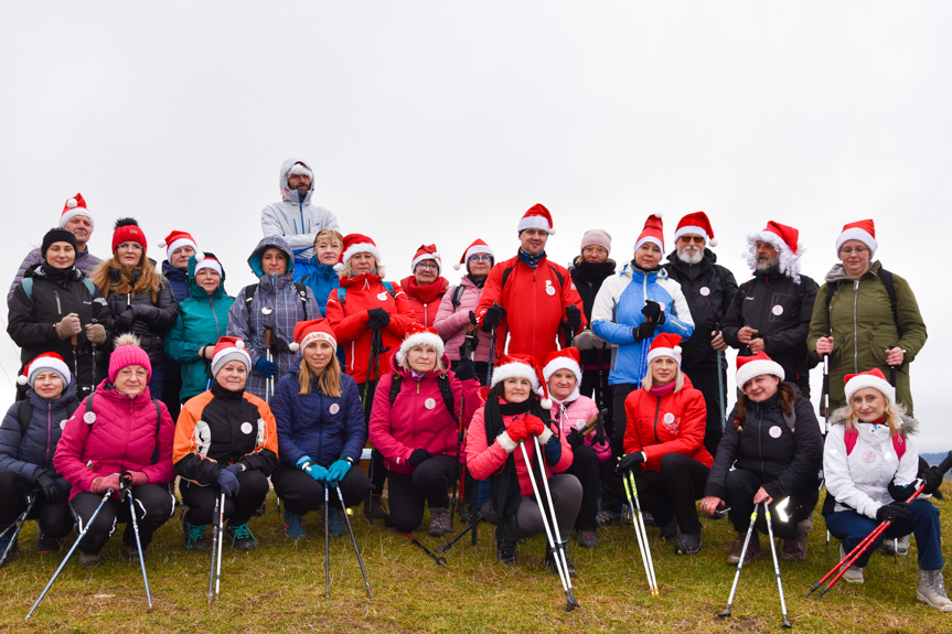 Mikołajkowy Rajd Nordic Walking w Lubatowej