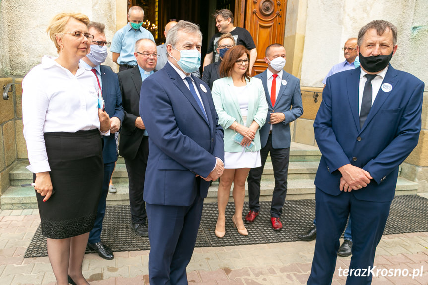 Minister Gliński w gminie Chorkówka