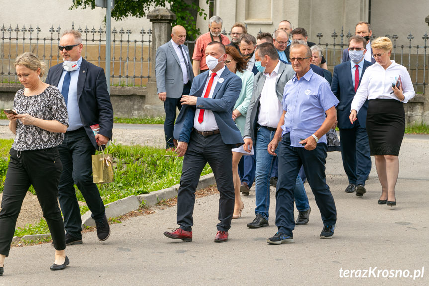 Minister Gliński w gminie Chorkówka