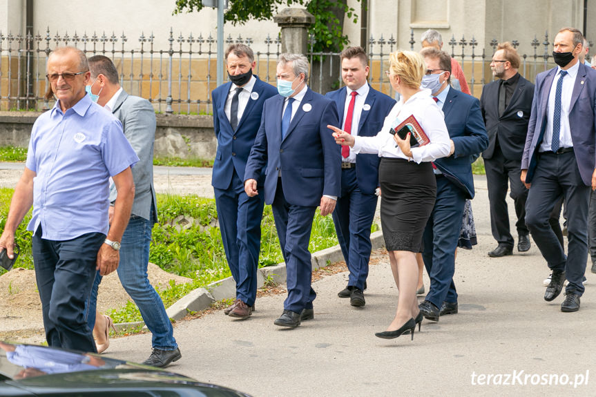 Minister Gliński w gminie Chorkówka