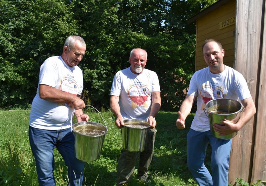 Miodobranie w Łączkach Jagiellońskich