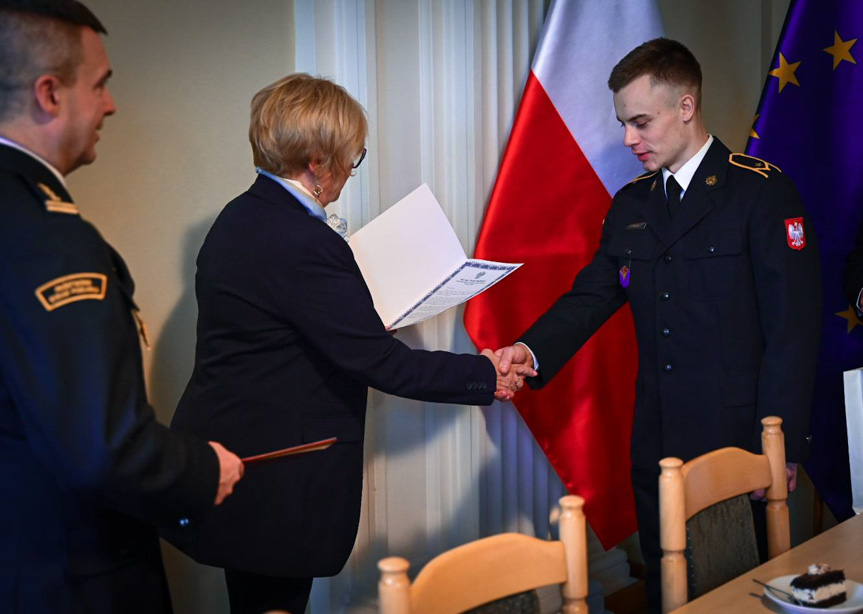 Nagrody dla strażaków za wybitne osiagnięcia