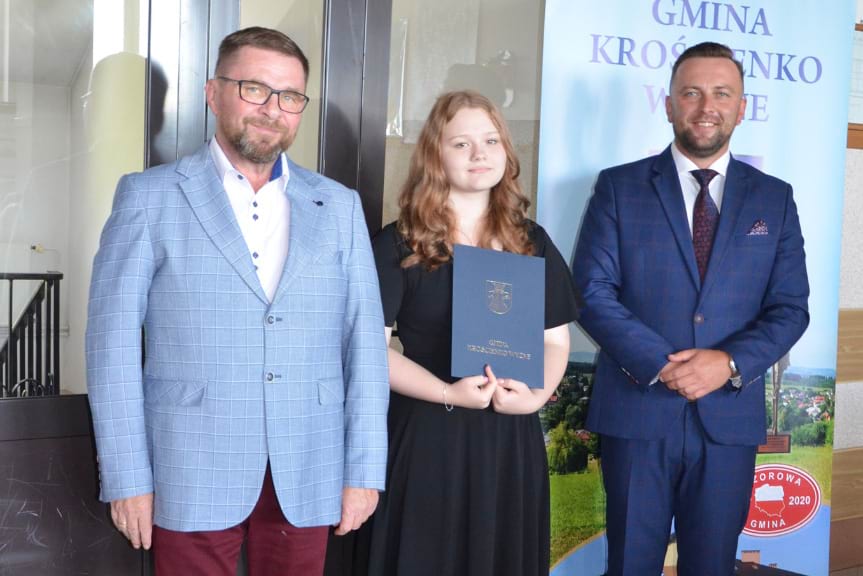 Nagrodzeni uczniowie w gminie Krościenko Wyżne